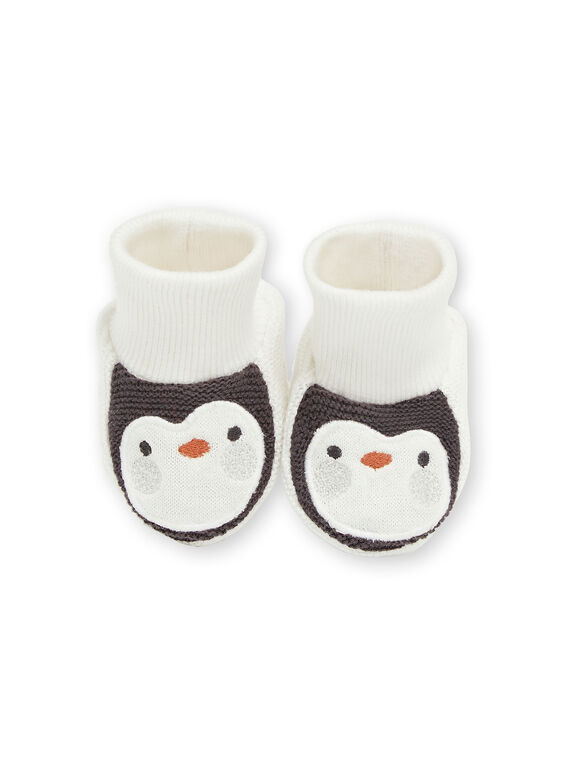 Chaussons tout doux naissance pingouin KOU2CHOS / 20WF4221CHP001